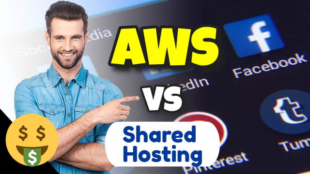 AWS vs shared hosting featured image.
