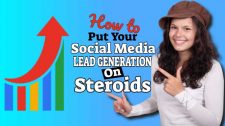Featured image text: "How to put social media lead generation on steroids".