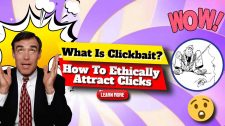 Image text: "What is clickbait?"