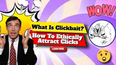 Image text: "What is clickbait?"