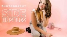 Image text: "How to make money from photography side hustles".