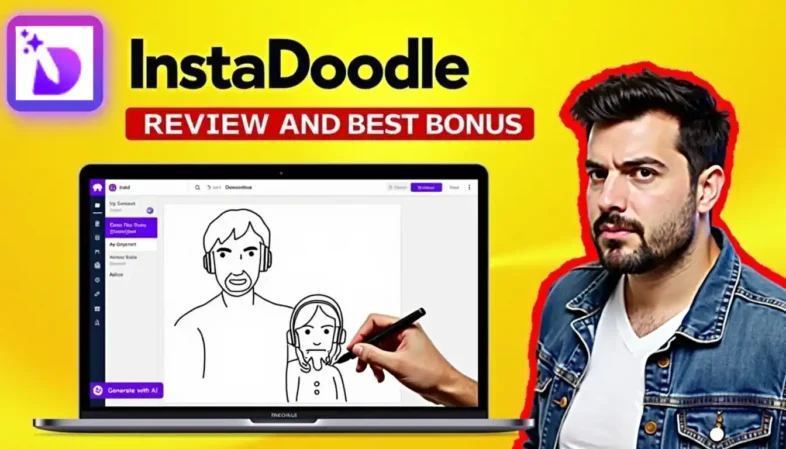 InstaDoodle review video thumbnail image