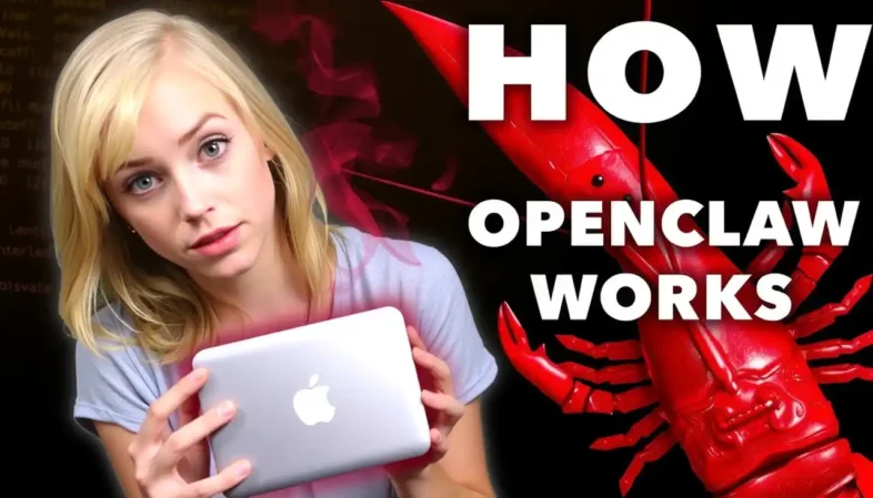 How OpenClaw Works - Image with text