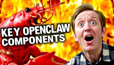 Image with the text - Key OpenClaw Components