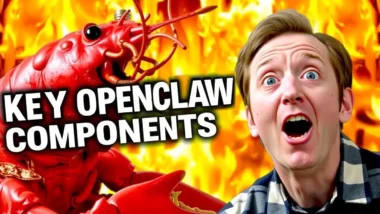 Image with the text - Key OpenClaw Components