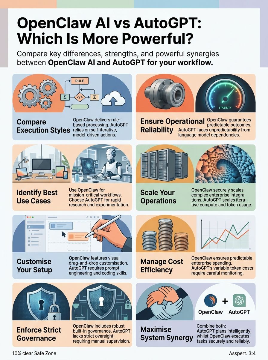 OpenClaw AI vs AutoGPT: Which Is More Powerful?